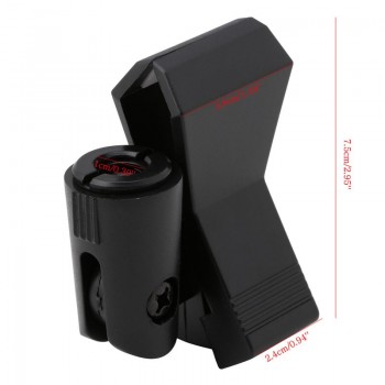Flexible Shockmount Universal Butterfly Spring Microphone Mic Clip Holder Black