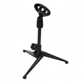 Professional Adjustable Microphone Tripod Stand Bracket Foldable Desktop Table Tops Mic Plastic Tripods Holder Stabilizer