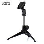 Universal Metal Desktop Handheld Microphone Stand Tripod Mic Clip Holder For Shure SM57 SM 58 Beta 58A 57A 87A 87C PGA48 PGA58