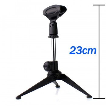 Universal Metal Desktop Handheld Microphone Stand Tripod Mic Clip Holder For Shure SM57 SM 58 Beta 58A 57A 87A 87C PGA48 PGA58