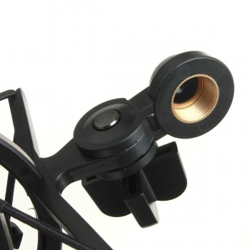 Professional microphone Stand holder with integrated microphone Mic shield filter