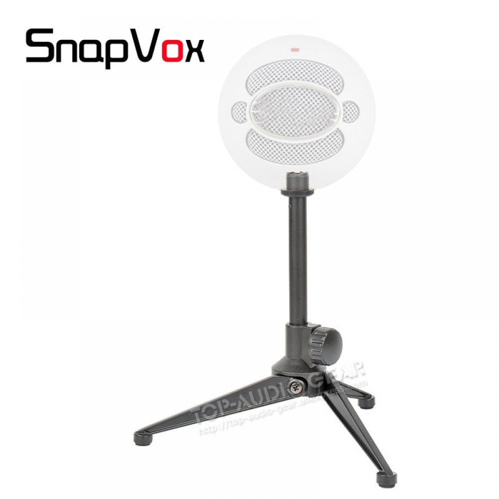 Tripod Desktop Mic Stand For Blue Snowball Ice Table Microphone Stand Boom Mike Clip Holder Mount Clamp Clasp Adjustable Height