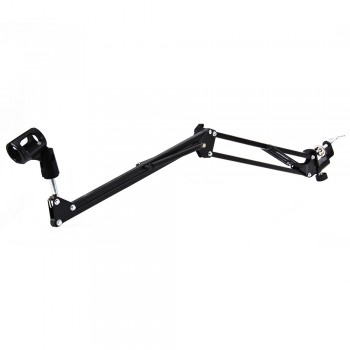 NB - 35 Professional Adjustable Metal Suspension Scissor Arm Microphone Stand Holder for Mounting on Desk Table Top