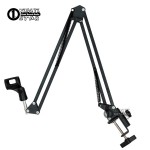 Desktop Scissor Arm Stand Boom Mic Clip Suspension Fits For Audio Technica Microphone Spider Shock Mount Wind Screen Pop Filter