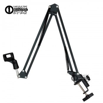 Desktop Scissor Arm Stand Boom Mic Clip Suspension Fits For Audio Technica Microphone Spider Shock Mount Wind Screen Pop Filter