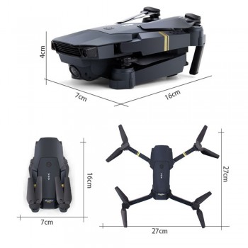 Foldable Drone with Camera HD Wide Angle Live Video Wifi RC Quadcopter Quadrocopter VS E58 720P