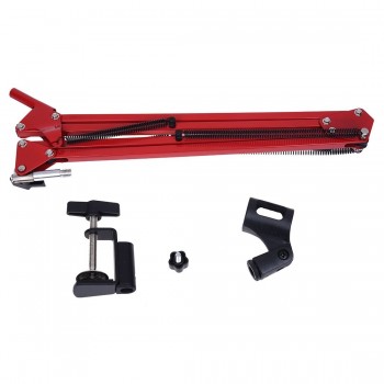Microphone holder Arm Microphone Holder Adjustable Suspension Microphone Holder 31.5 inch / 80cm Recording Studio with Microph