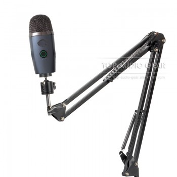 Desktop Suspension Scissor Arm Stand For Blue Yeti Nano Table Desk Top Recording Microphone Stand Boom Mic Holder Mount Clamp