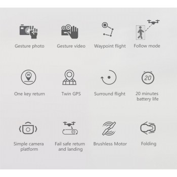 High quality CG033 Brushless 2.4G FPV Wifi HD Camera GPS Altitude Hold Quadcopter Drone Without Camera Drop shipping