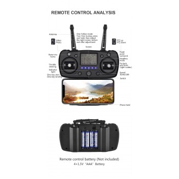 High quality CG006 Brushless 2.4G FPV Wifi HD 1080P Camera GPS Altitude Hold Quadcopter Drone  Toy Model drop shipping