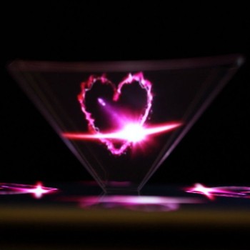 3D Hologram Pyramid Display Projector Video Stand Universal For Smart Mobile Phone New Arrival