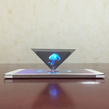 3D Hologram Pyramid Display Projector Video Stand Universal For Smart Mobile Phone New Arrival