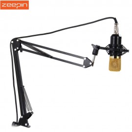 Zeepin NB-35 Extendable Recording Microphone Stand Suspension Boom Scissor Arm Holder with Mic Clip Table Mounting Clamp NO MIC