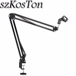szKosTon Steel Adjustable Folding bm 800 Condenser Microphone Stand Microphone Mount Mic Shock Mount Mic Holder Mic Stand