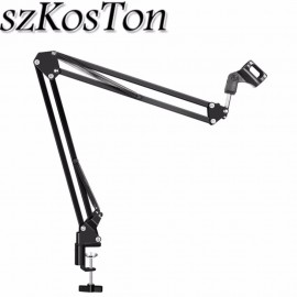 szKosTon Steel Adjustable Folding bm 800 Condenser Microphone Stand Microphone Mount Mic Shock Mount Mic Holder Mic Stand