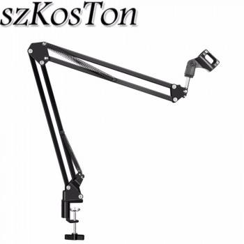 szKosTon Steel Adjustable Folding bm 800 Condenser Microphone Stand Microphone Mount Mic Shock Mount Mic Holder Mic Stand