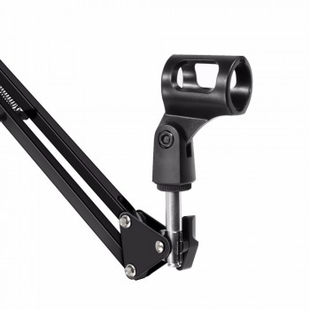 szKosTon Steel Adjustable Folding bm 800 Condenser Microphone Stand Microphone Mount Mic Shock Mount Mic Holder Mic Stand