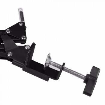 szKosTon Steel Adjustable Folding bm 800 Condenser Microphone Stand Microphone Mount Mic Shock Mount Mic Holder Mic Stand