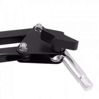 szKosTon Steel Adjustable Folding bm 800 Condenser Microphone Stand Microphone Mount Mic Shock Mount Mic Holder Mic Stand