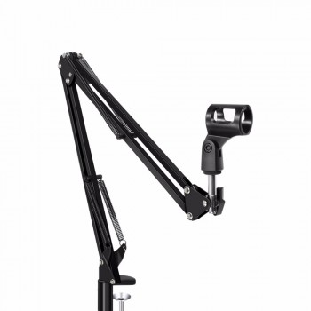 szKosTon Steel Adjustable Folding bm 800 Condenser Microphone Stand Microphone Mount Mic Shock Mount Mic Holder Mic Stand
