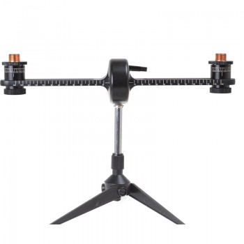 Alctron MAS006 double microphone stand stereo recording dual microphone stand