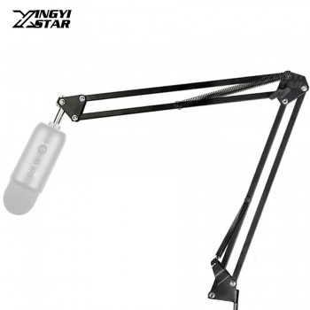 Universal Broadcast Desktop Scissor Arm Stand Cantilever Boom Studio Mic Holder For Blue Yeti Condenser Microphone Suspension PC