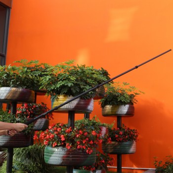 MINIFOCUS Lightweight Boom pole with Easy Twist Locks and Padded Handle Extendable for Professional  Microphones C0amera Monopod