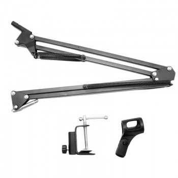 NB35 Microphone Foldable Tripod Table Capacitance Arm Moving Mic Stand Holder