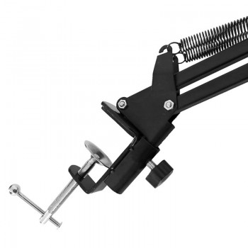 NB35 Microphone Foldable Tripod Table Capacitance Arm Moving Mic Stand Holder