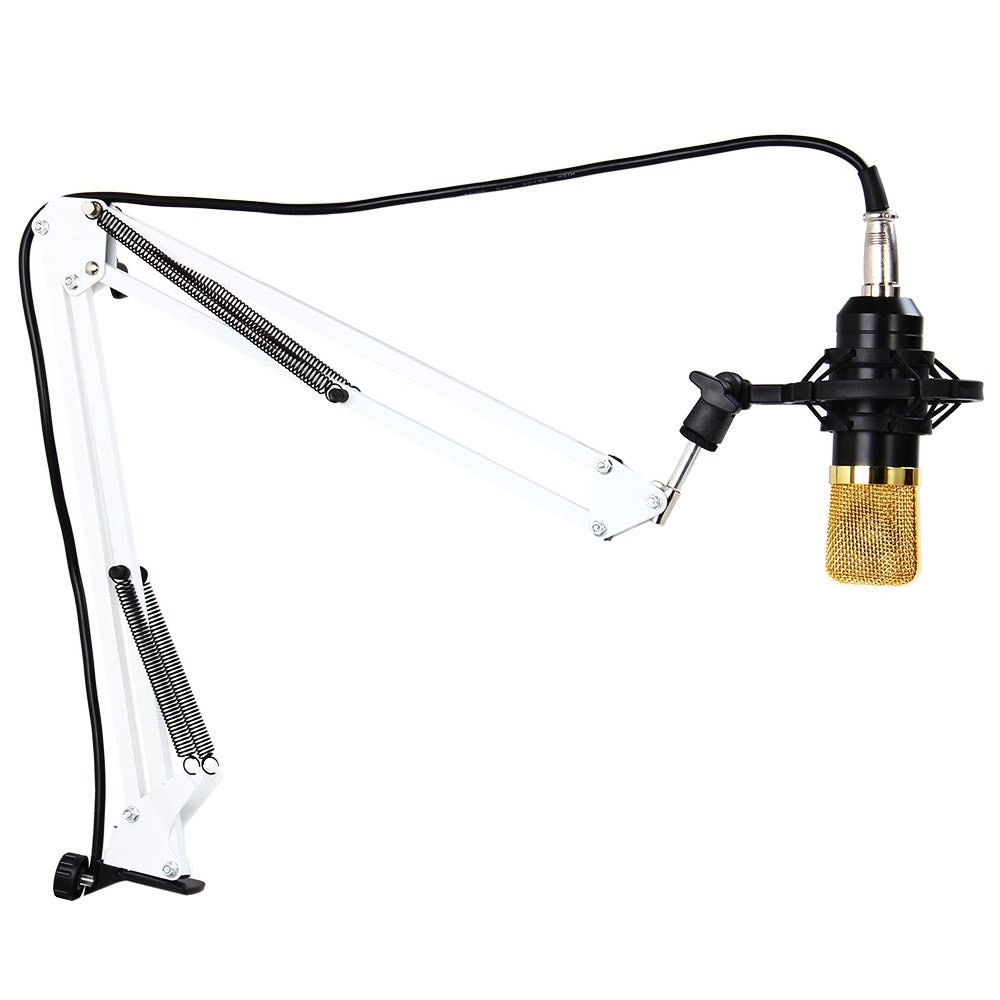 New Arrival NB - 35 Professional Adjustable Metal Suspension Scissor Arm Microphone Stand Holder for Mounting on PC Laptop Noteb