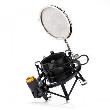 Spider Microphone Shock Mount Mic Isolation Shield Stand Wind Screen Pop Filter Popfilter Windscreen For Neumann TLM U 89 U89 Ai