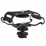 Top Deals Microphone and Portable Recorder Shock Mount - Fits the Zoom H4n, H5, H6, Tascam DR-40, DR-05, DR-07