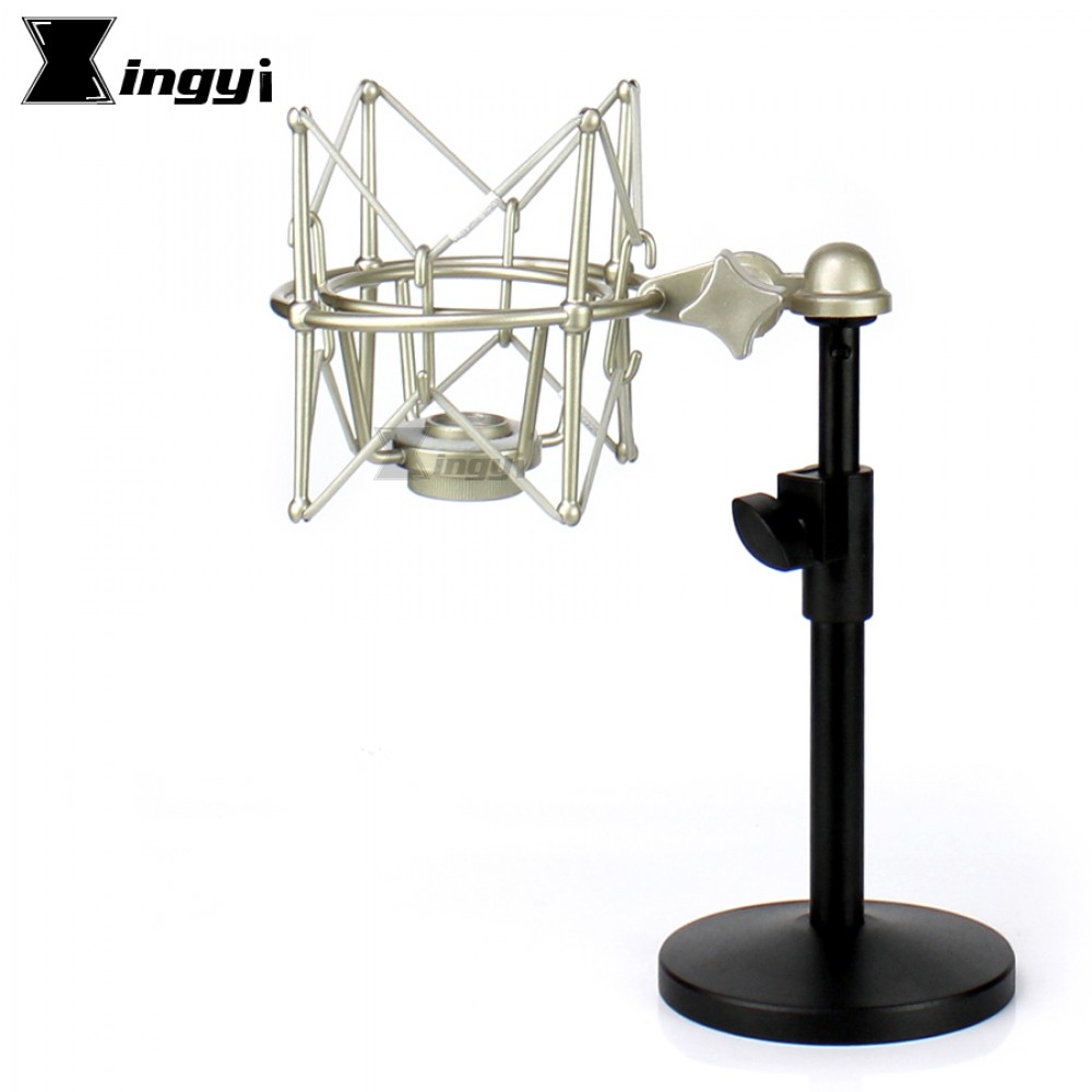 Metal Desktop Stand Microphone Spider Shock Mount Mic Holder Shockmount For Neumann Recording Studio BM800 BM700 BM 700 800 900
