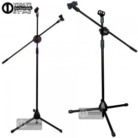 Professional Adjustable Desktop Floor Tripod Microphone Holder Boom Stand For SHURE Handheld Wireless Mic Shock Mount Clip Stage
