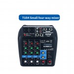 Aister TU04 mixer with Bluetooth USB and sound card function mixer for recording voice-activated radio network anchoring