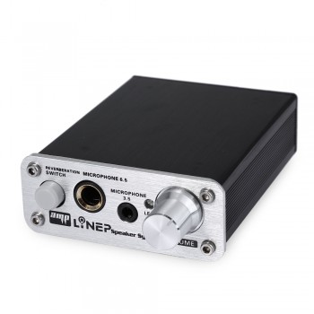 2 Channel Amplifier for Karaoke Dynamic Microphone Mini Mic Audio Amplifier Microphone Sound Amplifier Mic Reverberation