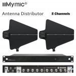 400 meters Frequency 470-950MHz Five Channels Antenna Distributor UA844 Microhone Splitter Collector for Wireless Mic System