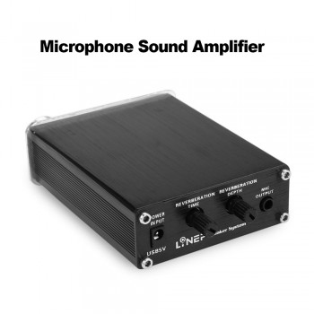 Karaoke Microphone Sound Amplifier 2 Channel for Karaoke Dynamic Microphone Mini Mic Audio Amplifier Mic Reverberation