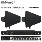 NEW 1:1 UA845 Microphone Amplifier 490-960MHz 400 Meters Antenna Distributor for 5 Sets Wireless Mic System