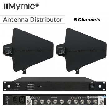 NEW 1:1 UA845 Microphone Amplifier 490-960MHz 400 Meters Antenna Distributor for 5 Sets Wireless Mic System