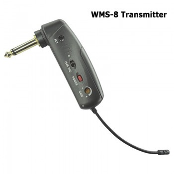 Aister Portable UHF Wireless Microphone for Guitar Instrument Accessories Effector Digital Bass Audio Transmitter and Receiver