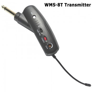 Aister Portable UHF Wireless Microphone for Guitar Instrument Accessories Effector Digital Bass Audio Transmitter and Receiver