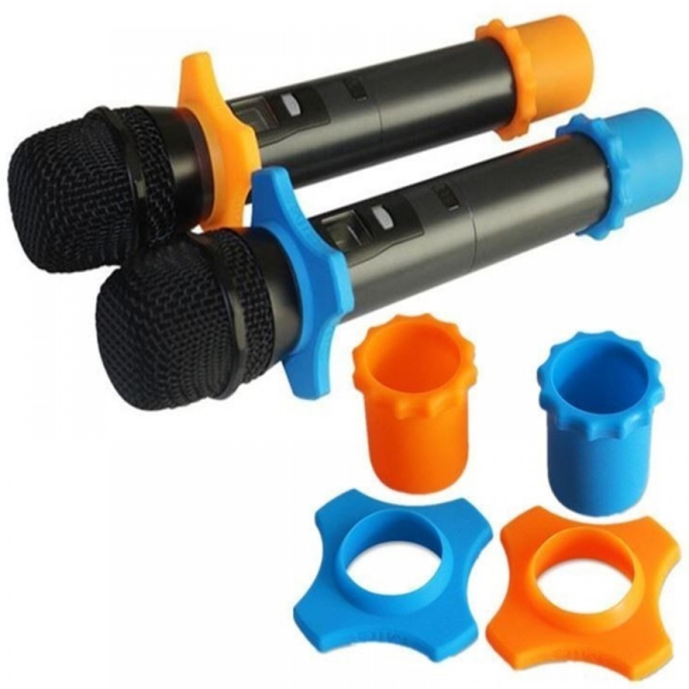 1Set Universal Silicone Microphone Skidproof Case Mic Anti-slip Base Non-skid Ring KTV Replacement Drop Resistance Circle