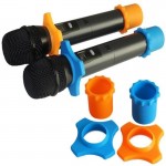 1Set Universal Silicone Microphone Skidproof Case Mic Anti-slip Base Non-skid Ring KTV Replacement Drop Resistance Circle