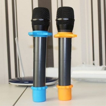 1Set Universal Silicone Microphone Skidproof Case Mic Anti-slip Base Non-skid Ring KTV Replacement Drop Resistance Circle