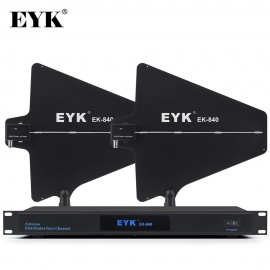 EYK EK-840 300m Directional Antenna Distributor Stable for 4 Sets Wireless Microphone System 500-950MHz Mic Splitter Collector