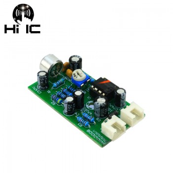 Microphone Pickup Audio Microphone Amplifier Module Dual Track Output Gain Adjustable DC 12V 3.5mA  MIC Sound Voice