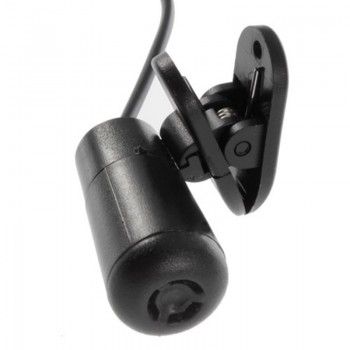 1 PC Black 3.5mm Mini Studio Speech Mic Microphone Clip On Lapel for Conference PC Desktop Notebook