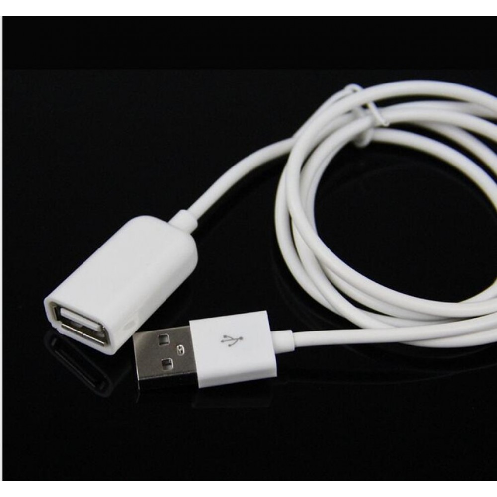 1pcs USB 2.0 Male to Female Extension Data 50cm 1M Extender Charge Extra Cable for iPhone 4 5 6 Plus For Samsung S6 Note4