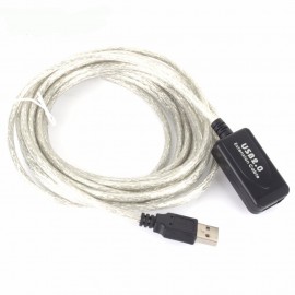 20M/15M/10M/5M USB2.0 Male to Female Active Repeater Extension Extender Cable Cord M/F